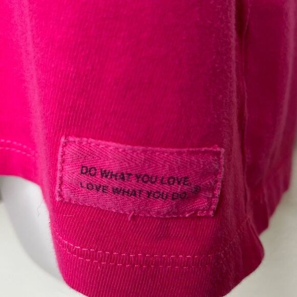 Life Is Good Crusher Tee Livin On A Pair Pink Flip Flop T Shirt Womens Medium - Picture 5 of 12